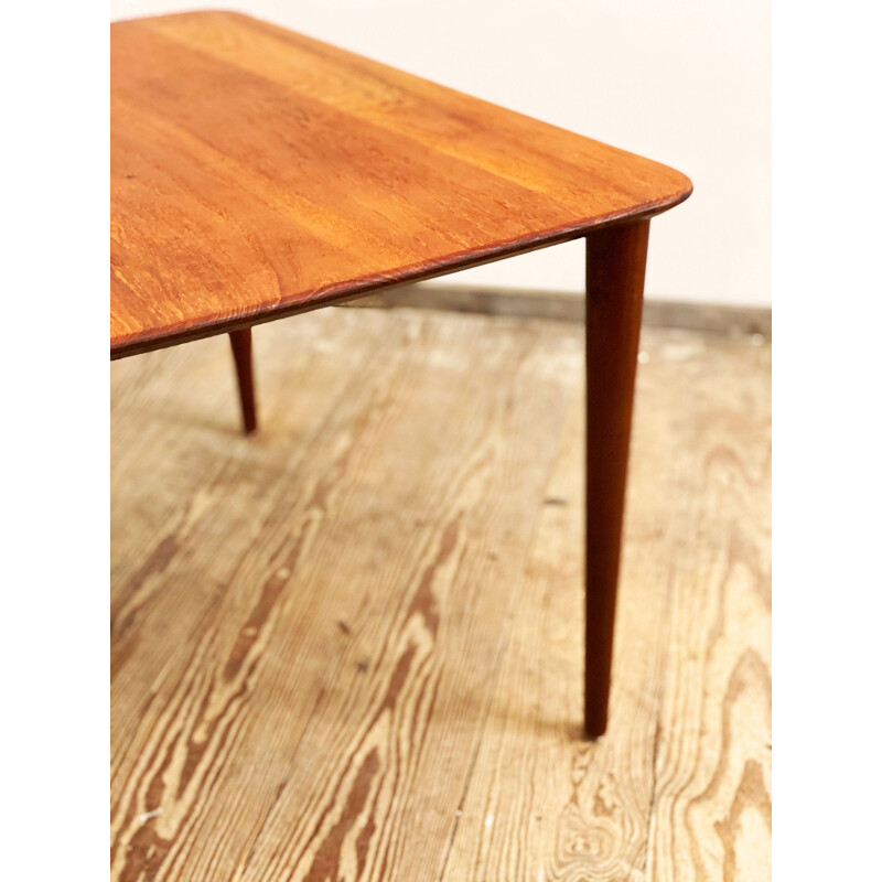 Vintage teak coffee table by Peter Hvidt and Orla Mølgaard Nielsen for France et fils, 1950