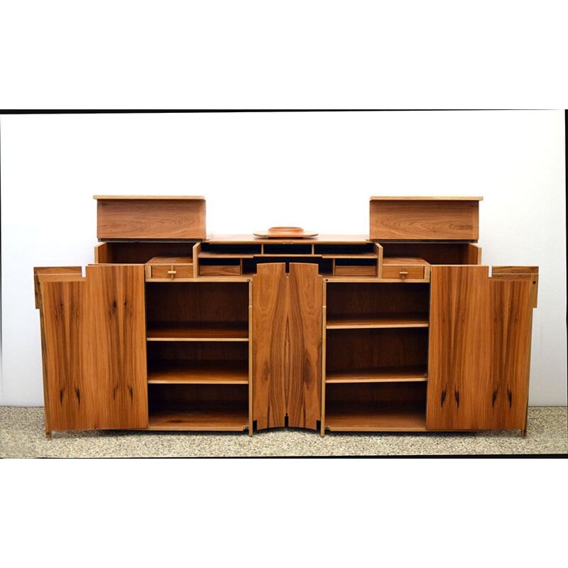 Vintage credenza Scaligera series Bernini by Franco Poli, 1980s