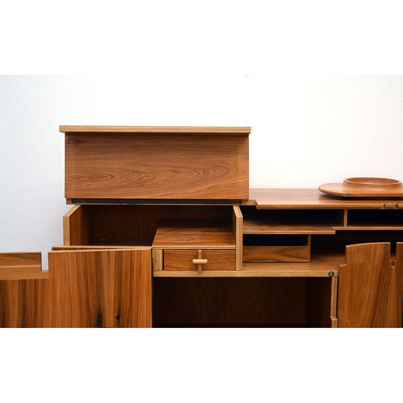 Vintage credenza Scaligera series Bernini by Franco Poli, 1980s