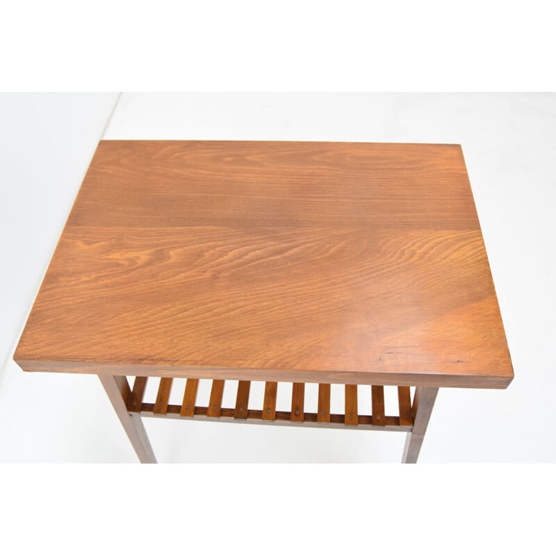 Mid-century Coffee Table by Opp  Hodonin Beech Wood Czechoslovakia 1960s