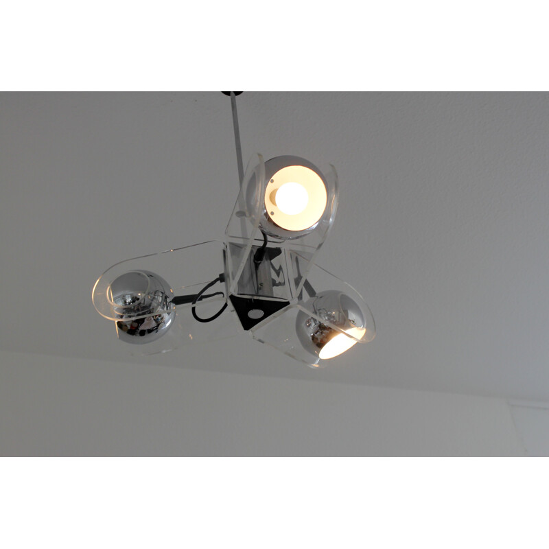 Vintage ceiling lamp model 540 for Arteluce Gino Sarfatti 1968