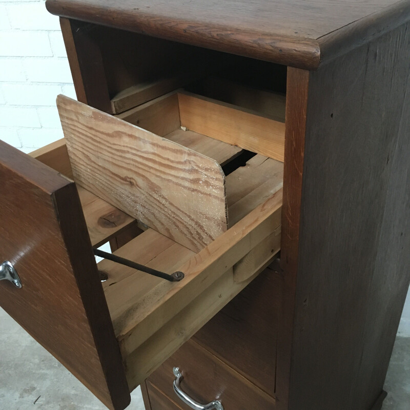 Vintage filing cabinet with 4 drawers