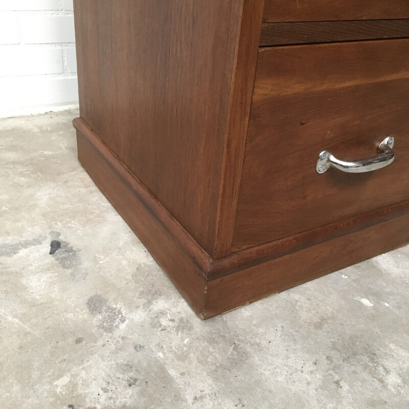 Vintage filing cabinet with 4 drawers