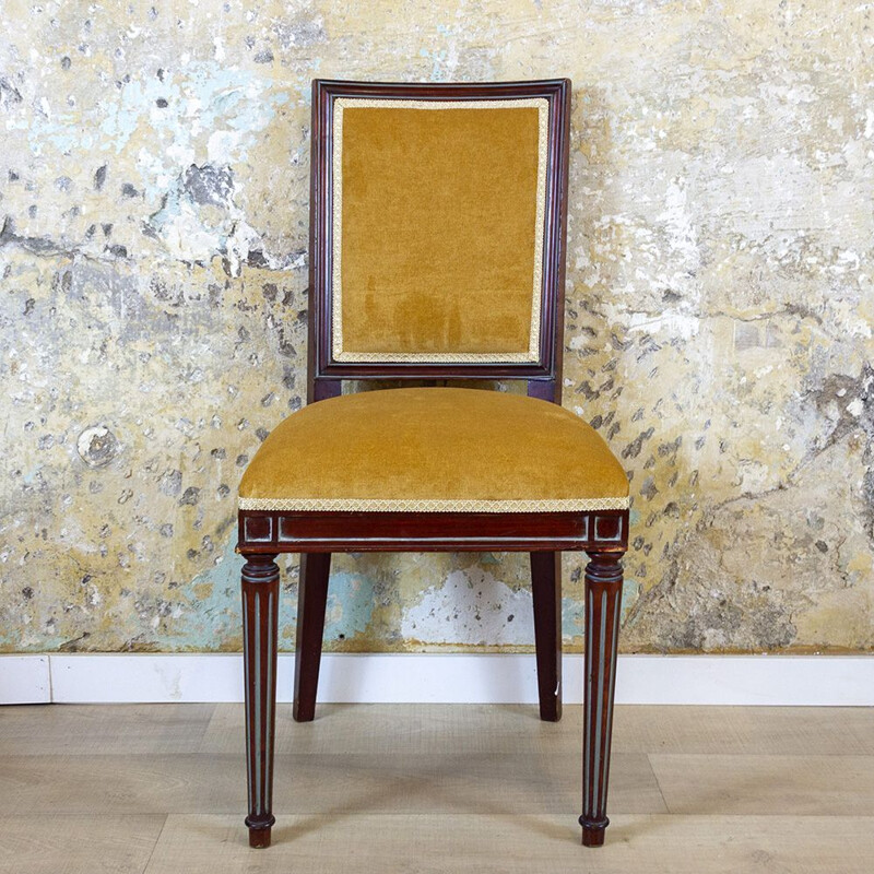 Paar vintage Louis XVI stoelen, Spanje 1940