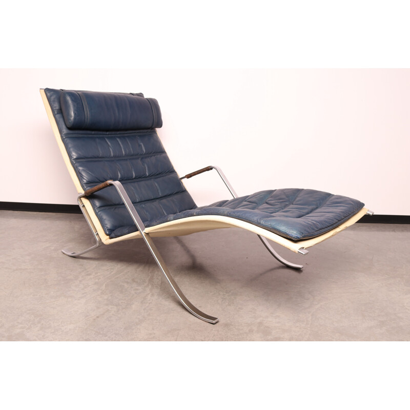 Vintage FK-87 "Grashopper" lounge chair by Fabricius & Kastholm for Kill International, Denmark 1960s