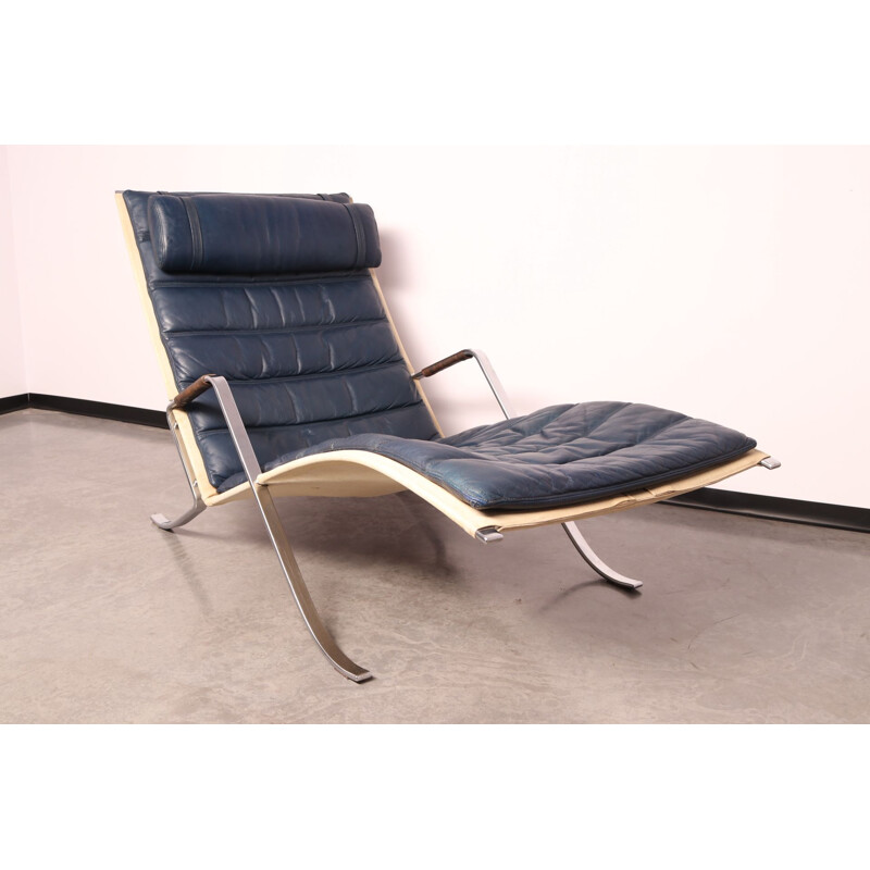 Vintage FK-87 "Grashopper" lounge chair by Fabricius & Kastholm for Kill International, Denmark 1960s
