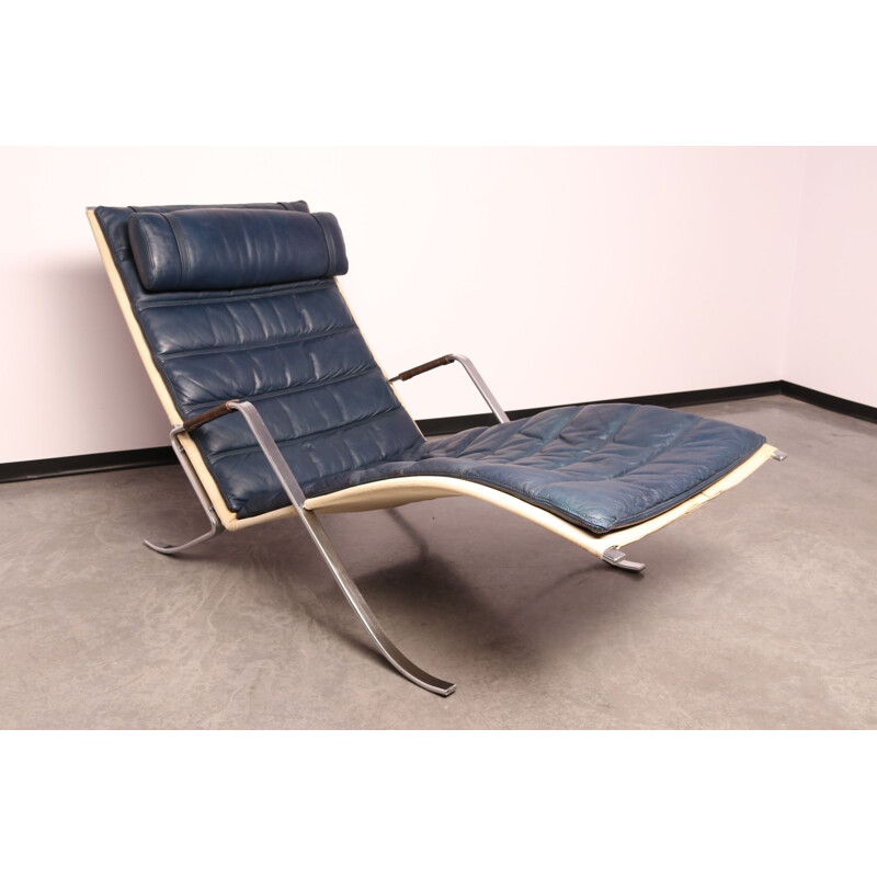 Vintage FK-87 "Grashopper" lounge chair by Fabricius & Kastholm for Kill International, Denmark 1960s