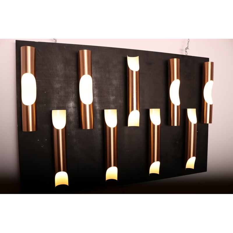 Set of 9 vintage wall lamps Fuga by Maija Liisa Kamulainen for Raak, Netherlands 1960s