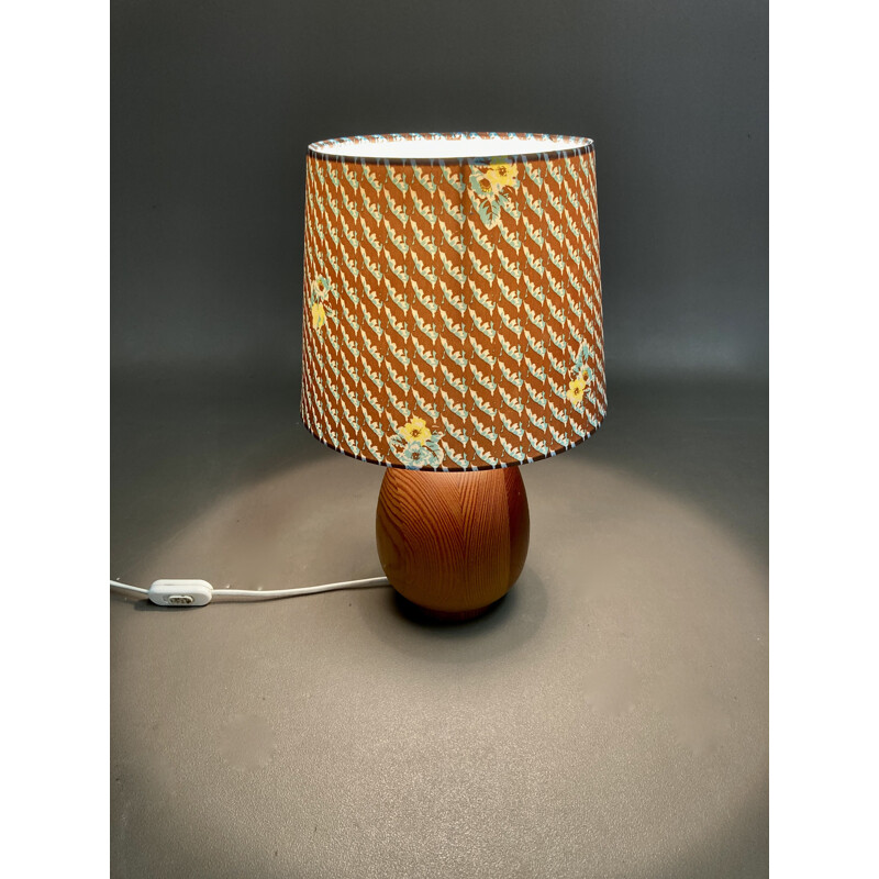 Vintage teak lamp, Scandinavian 1950s