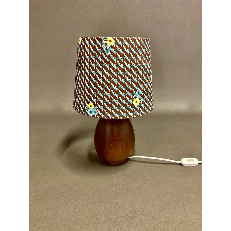 Vintage teak lamp, Scandinavian 1950s