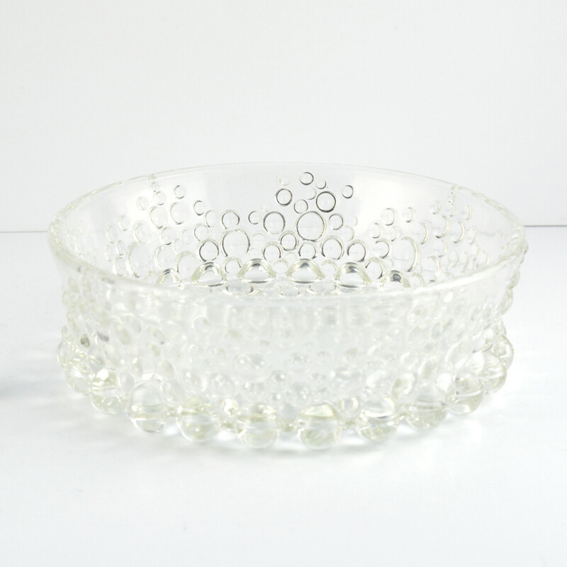 Vintage Ultima Thule bowl Iittal by T. Wirkkala, Finland 1980s