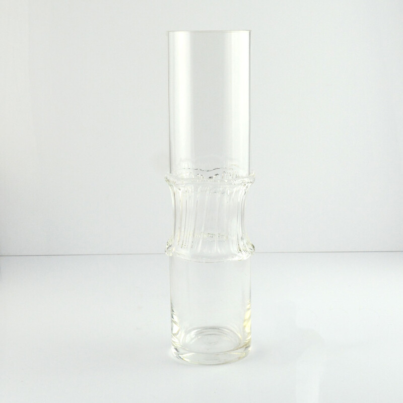 Vase vintage en verre par M. Bohm Rosenthal studio-line, Allemagne 1970