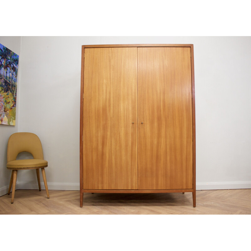 Vintage Teak Wardrobe by Loughborough Furniture for Heals, UK 1960s