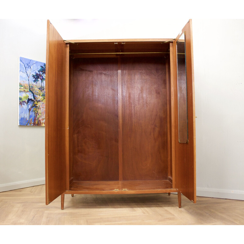 Vintage Teak Wardrobe by Loughborough Furniture for Heals, UK 1960s