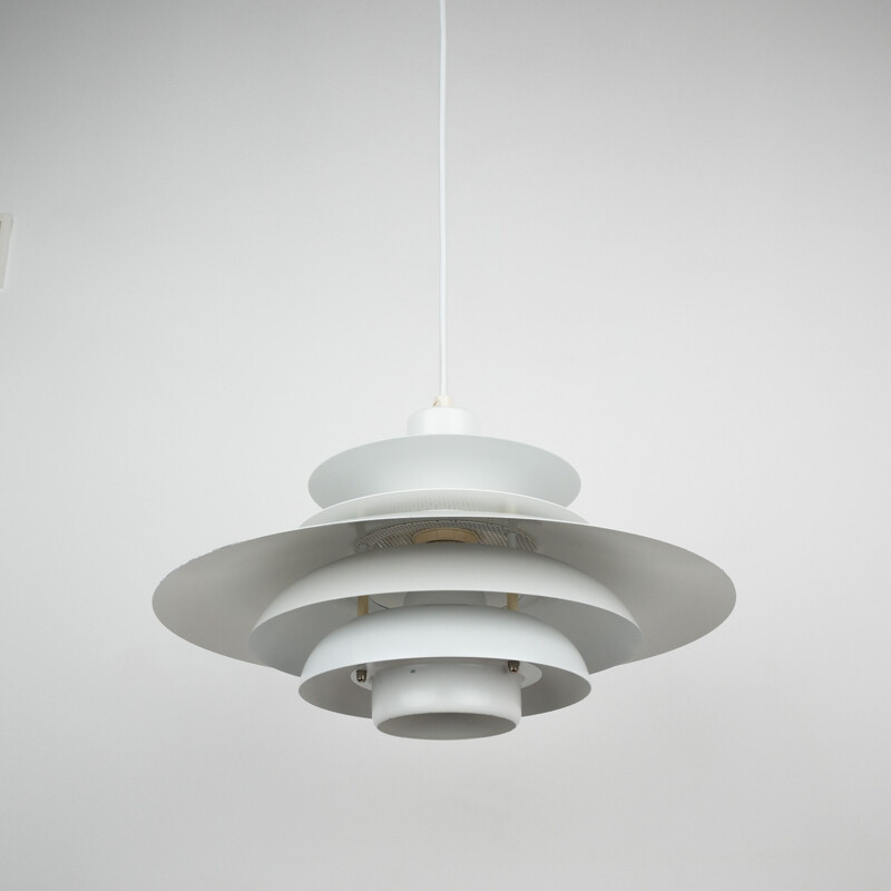 Vintage pendant lamp Verona by Kurt Wiborg Jeka, Danish 1980s