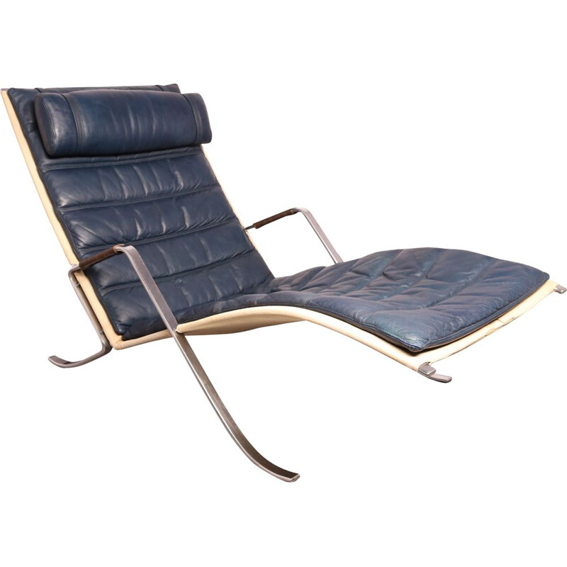 Vintage FK-87 "Grashopper" lounge chair by Fabricius & Kastholm for Kill International, Denmark 1960s