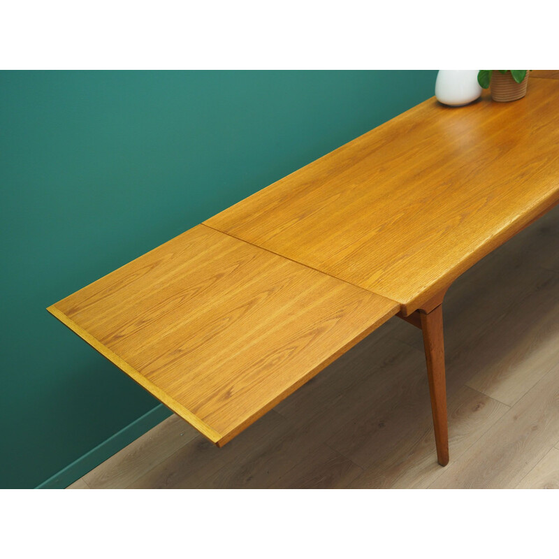 Vintage ash wood table, Denmark 1960