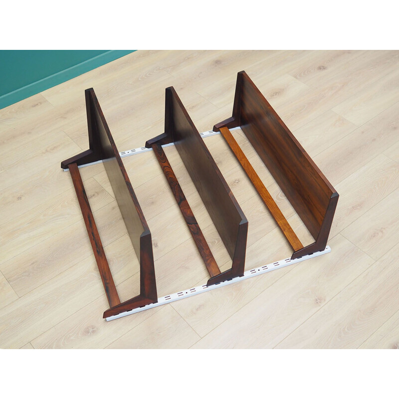 Vintage pallisander wall shelving system by Kai Kristiansen, Denmark 1970