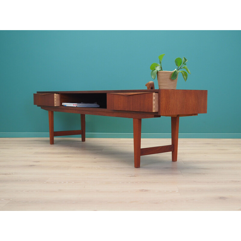 Vintage teak console, Denmark 1960