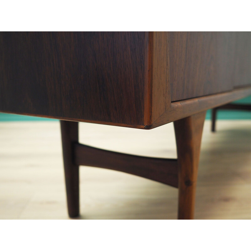 Vintage rosewood highboard by Henning Kjaernulf for Bruno Hansen, Denmark 1960