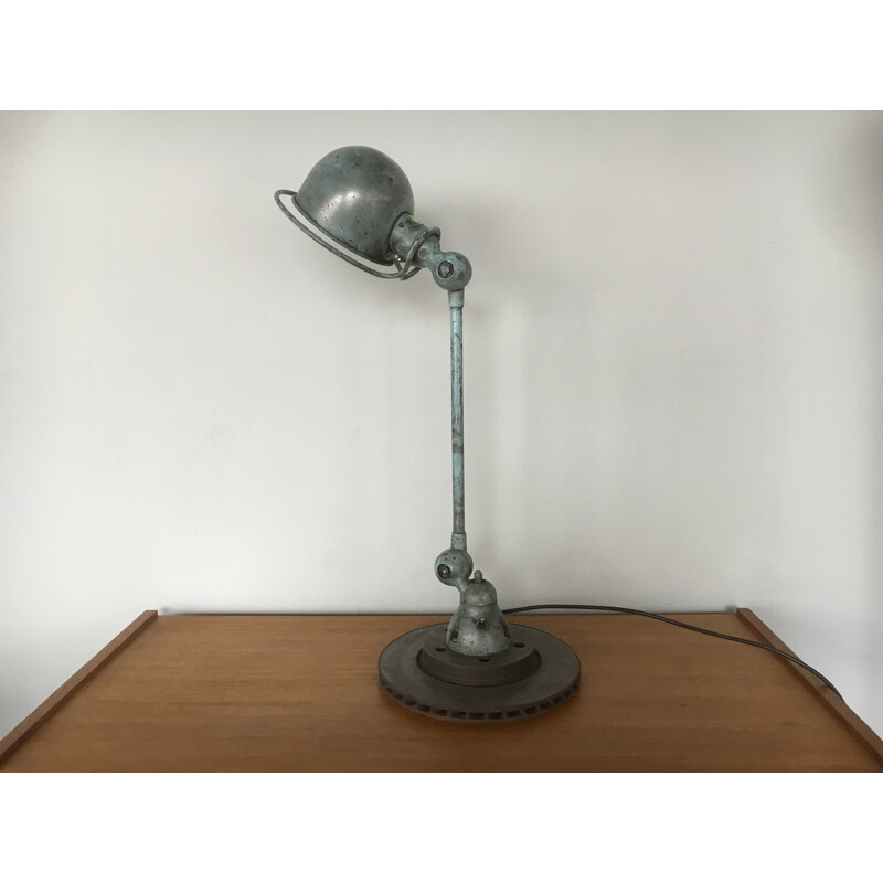 Jieldé industrial lamp in steel, Jean-Louis DOMECQ - 1950s