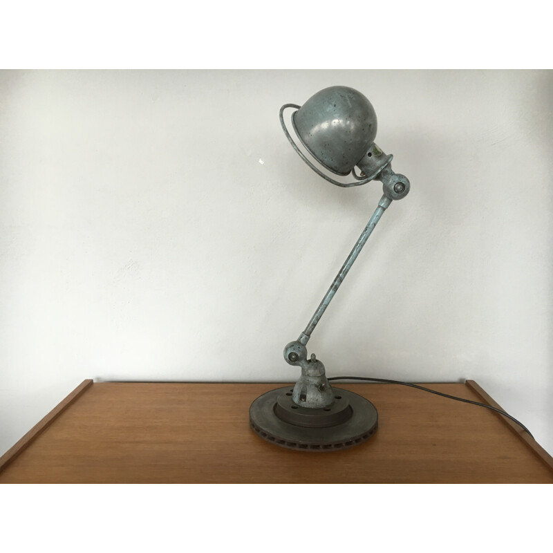 Jieldé industrial lamp in steel, Jean-Louis DOMECQ - 1950s