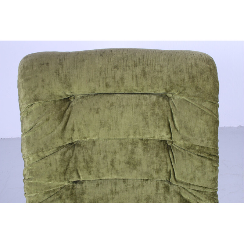 Vintage sofa moss green 1960s