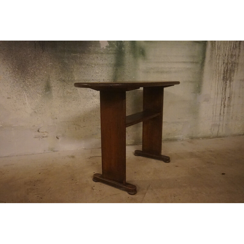 Vintage Solid Oak Model 1560 Sofa Table from Fritz Hansen