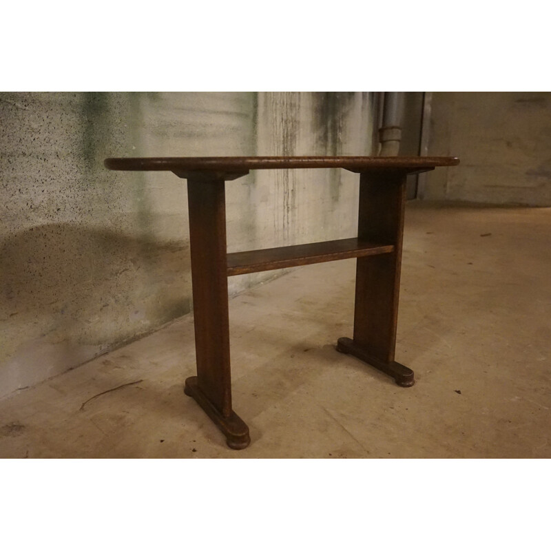 Vintage Solid Oak Model 1560 Sofa Table from Fritz Hansen