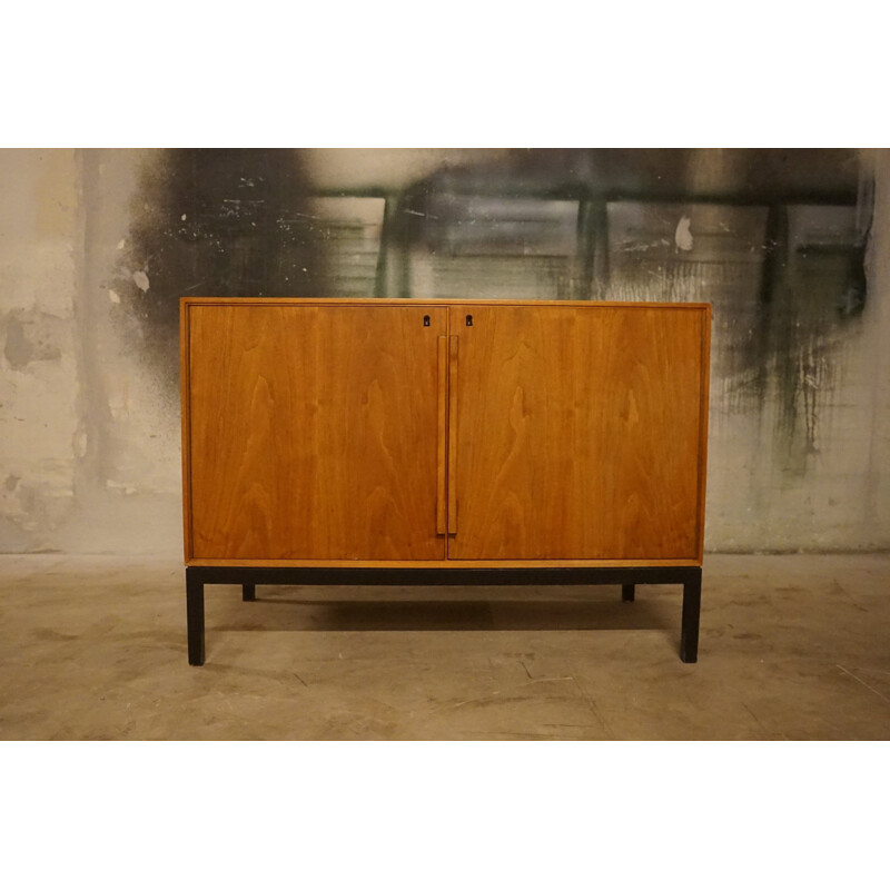 Cabinet de bar vintage en teck de Sigvard Bernadotte & Acton Bjorn pour Atlas et Silkeborg Mobelfabrik 1960