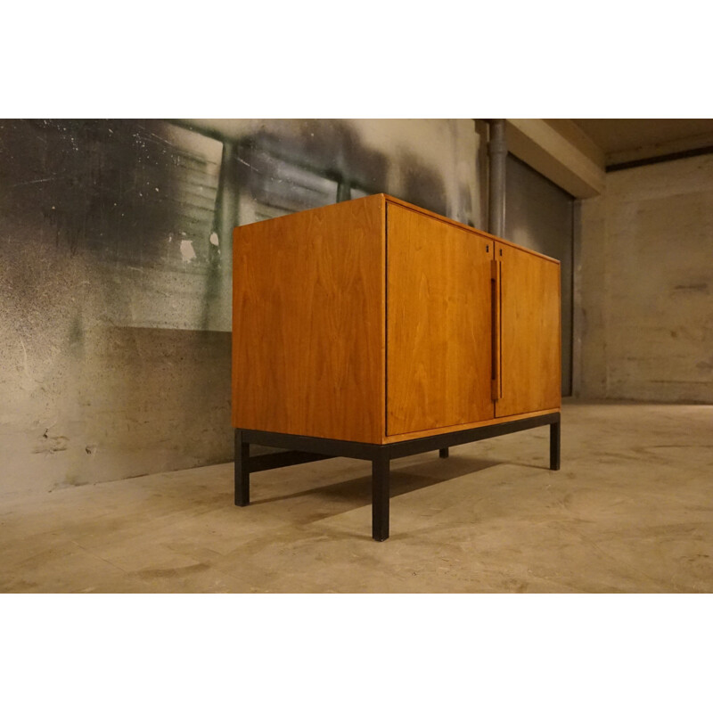 Vintage Teak Bar Cabinet by Sigvard Bernadotte & Acton Bjorn for Atlas and Silkeborg Mobelfabrik 1960s