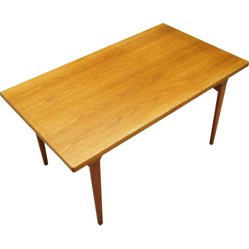 Vintage ash wood table, Denmark 1960