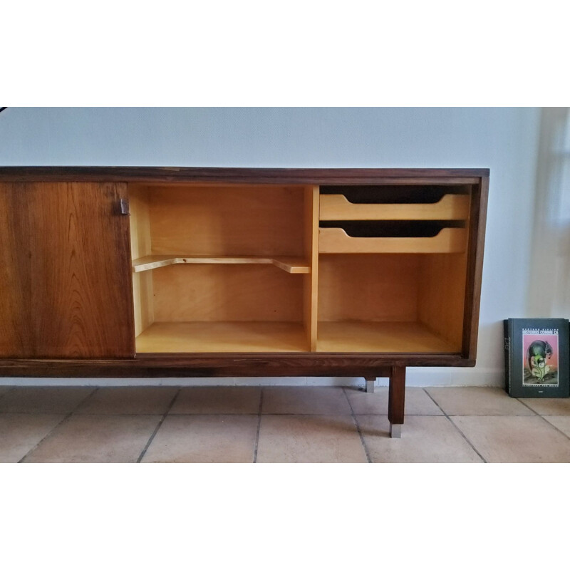 Vintage sideboard with ceramic by Alfred Hendrickx