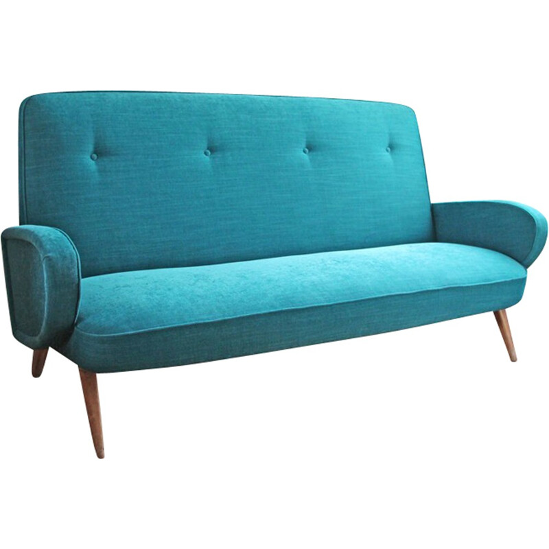 Mid-century sofa in fabric - 1950s