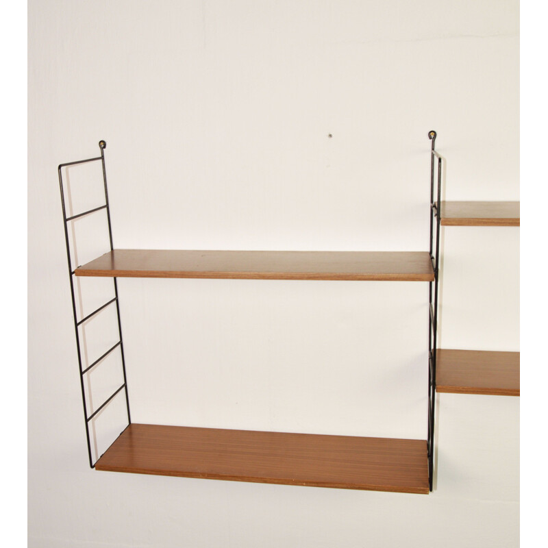 Vintage modular bookcase by Kajs & Nisse Strinning for String, Sweden 1960s