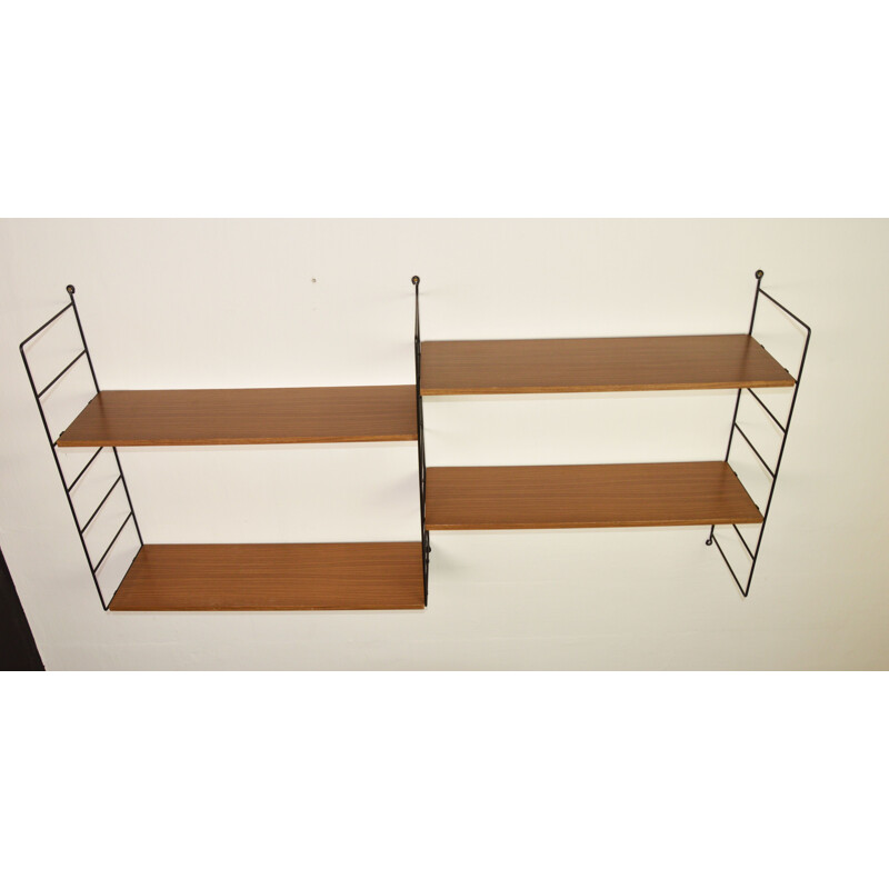 Vintage modular bookcase by Kajs & Nisse Strinning for String, Sweden 1960s