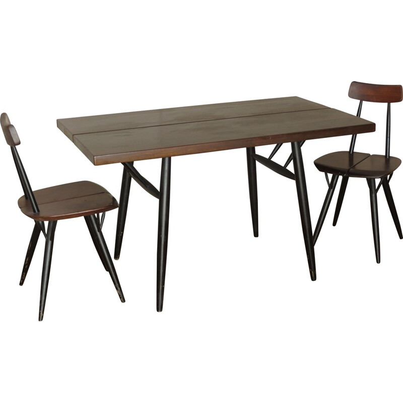 Suite de table et chaises “Pirkka” Laukaan Puu, Ilmari TAPIOVAARA - 1950