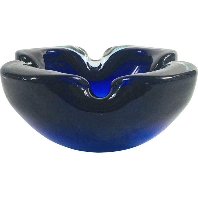 Vintage Murano Glass Ashtray, Italy 1960s