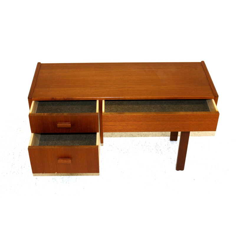 Vintage teak phone bench, Sweden 1960s