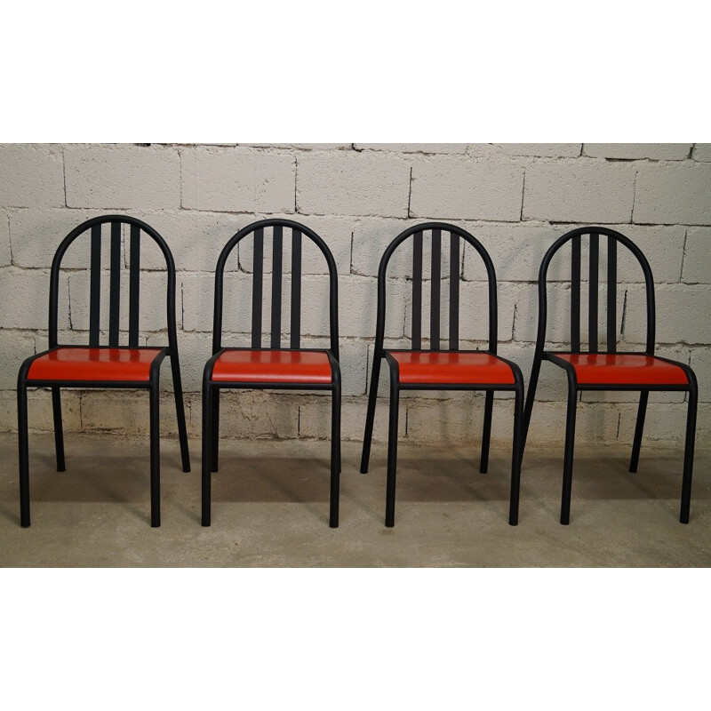 Suite de 4 chaises, Robert MALLET-STEVENS - années 30