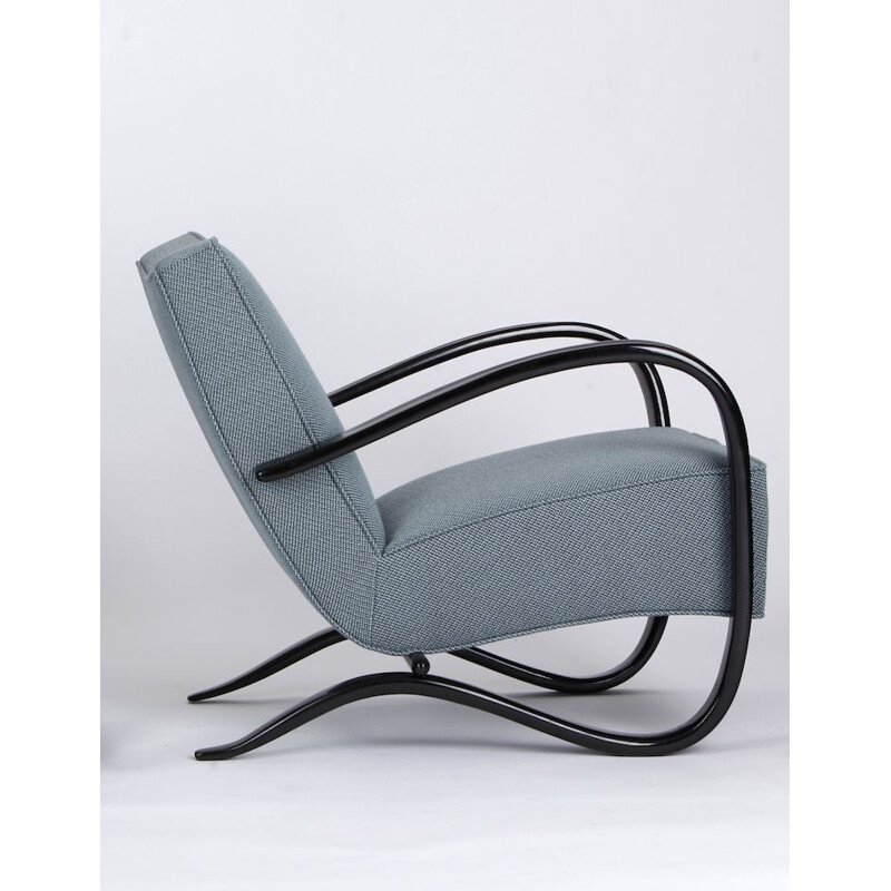 Vintage Streamline H 269 chair by Jindrich Halabala for Spojene Up Závody 1930