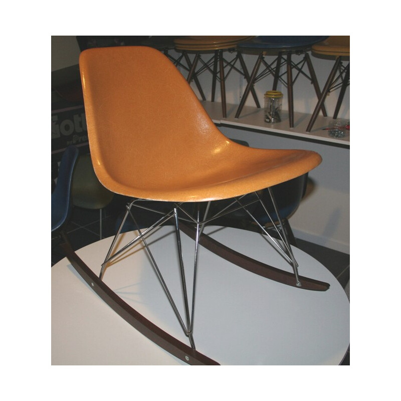 EAMES chair "RKR" dark ocher, publishing Hermann MILLER - 60