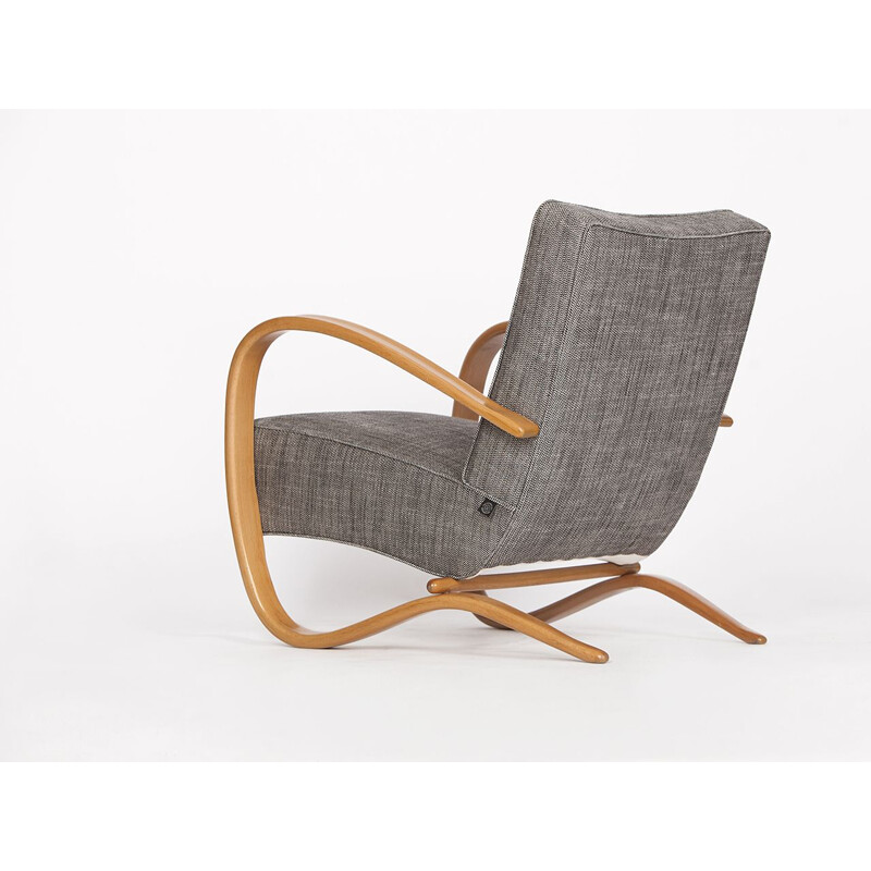 Vintage Streamline Chair H-269 by Jindřich Halabala for Spojene UP Zavody 1930s