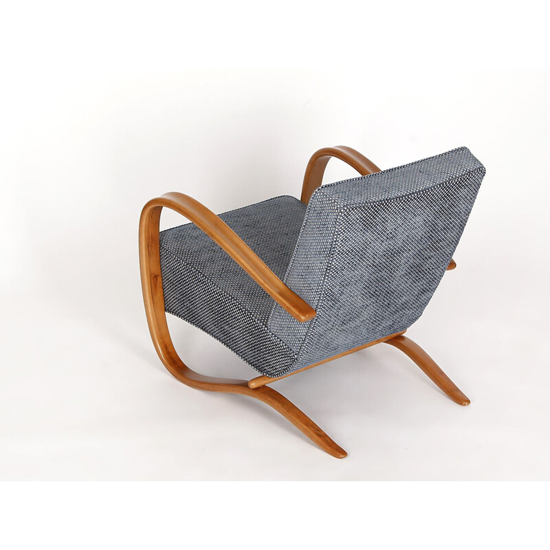 Vintage Streamline Chair H-269 by Jindrich Halabala for Spojene UP Zavody 1930s