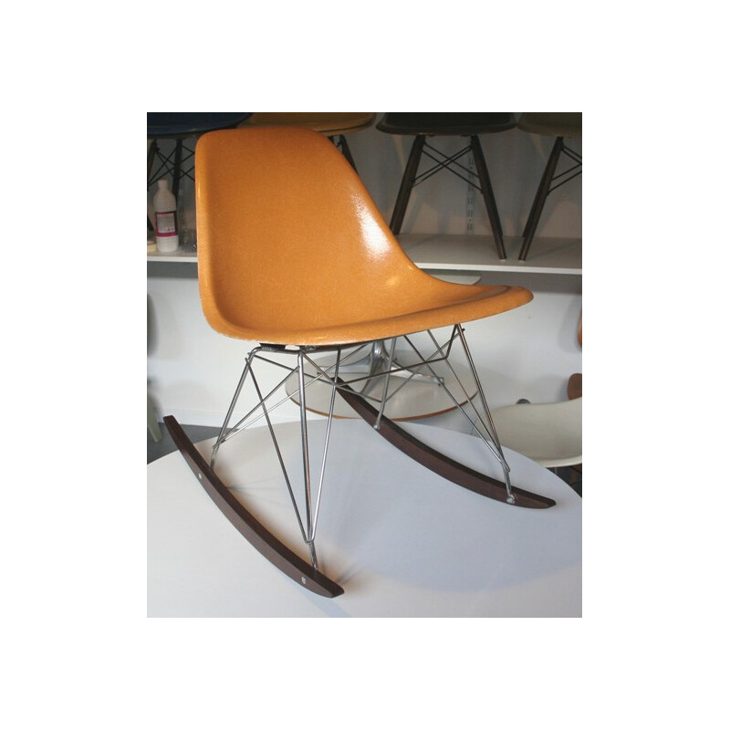 EAMES chair "RKR" dark ocher, publishing Hermann MILLER - 60
