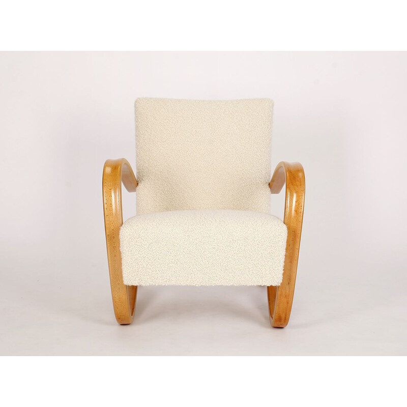 Vintage Streamline Chair H-269 by Jindrich Halabala for Spojene UP Zavody 1930s