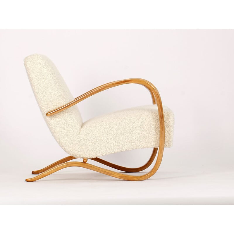 Vintage Streamline Chair H-269 by Jindrich Halabala for Spojene UP Zavody 1930s