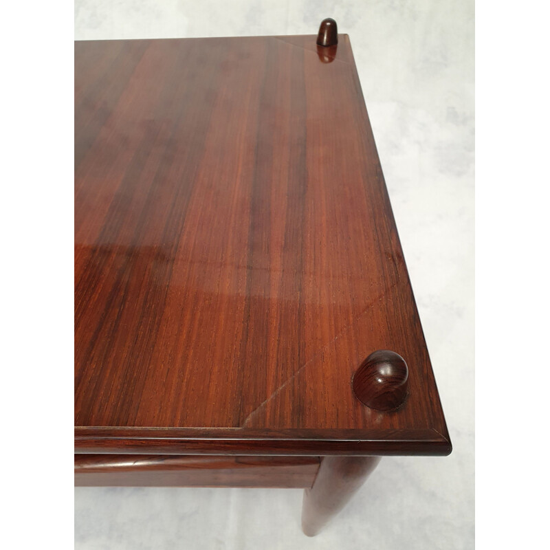 Vintage side table N 272 in rosewood from Illum Wikkelso, Scandinavian 1950s