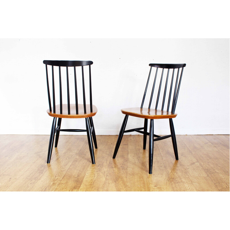 Pair of vintage Fanett chair by Ilmari Tapiovaara 1960s