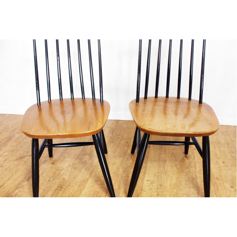 Pair of vintage Fanett chair by Ilmari Tapiovaara 1960s